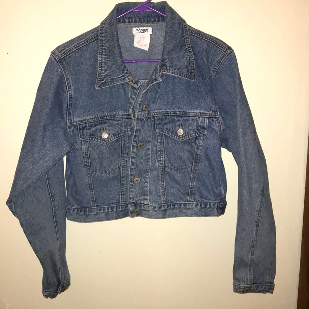 Vintage cropped Jean jacket